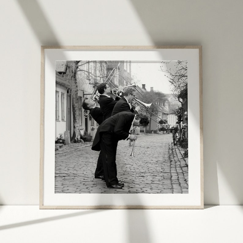 Musician Print, Symphony Orchestra 2009, Vintage Print, Photography Print, Black White Photo, Lifestyle Print, Museum Quality Photo Print image 3