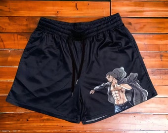 Von Anime AOT Charakter inspirierte Unisex Gym Compression Shorts # 389-396