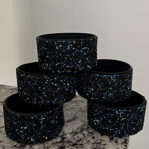 Black Chroma 2.0 Bedazzled 30oz Tumbler Cup Boot Diamond Silicone Accessories for Water Bottle