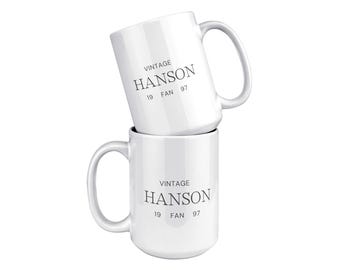 Vintage Hanson Fan Mug | Hanson Fan Gift | Fanson Mug | Taylor Hanson | Zac Hanson | Isaac Hanson