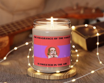 Shakespeare Inspired Scented Soy Candle 9oz