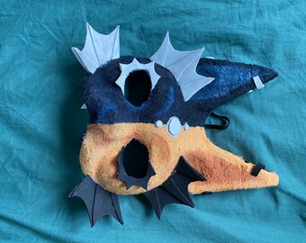 Day + Night themed bat mask