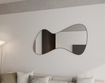 Irregular Mirror, Asymmetrical Mirror, Elegant Mirror for Chic Homes, Mirror Wall Decor, Abstract Mirror