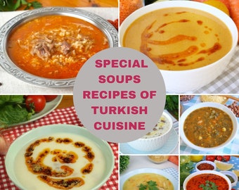 Livre de recettes numérique de soupes traditionnelles turques, livre de recettes de cuisine turque pdf, livre électronique de recettes de cuisine turque, livre de recettes numérique de soupes maison