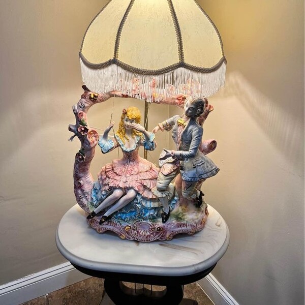 Vintage Porcelain Lamp