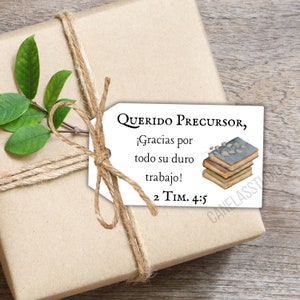 Étiquettes JW Etiquetas Imprimibles, espagnol imprimables pionniers, cadeaux de remerciement, espagnol téléchargement, précurseur Jw Regalos, Jw imprimables