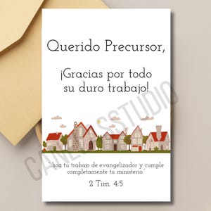 JW Tarjetas Imprimibles, Spanish Printable Pioneer Appreciation Card, Thank You Gifts, Spanish Download, Jw Regalos Precursor, Jw Printables