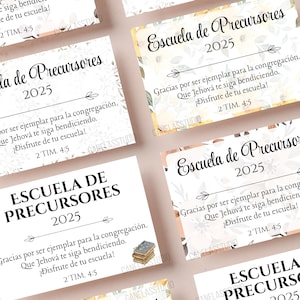 JW 4 Tarjetas Imprimibles, Spanish Printable Pioneer Appreciation Card, Thank You Gifts, Spanish Download, Jw Regalos Precursor, printables