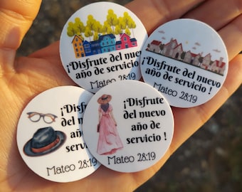 20 JW Spanish Stickers, Pegatina Español, Jw Regalos, Gifts in Bulk, Gifts for Sisters, Brothers, Pioneer Gifts, Sticker Packs, Jw New Year