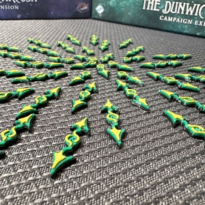 Arkham Horror LKG Kompatible Kurze Pfeil/Ortungs Tokens