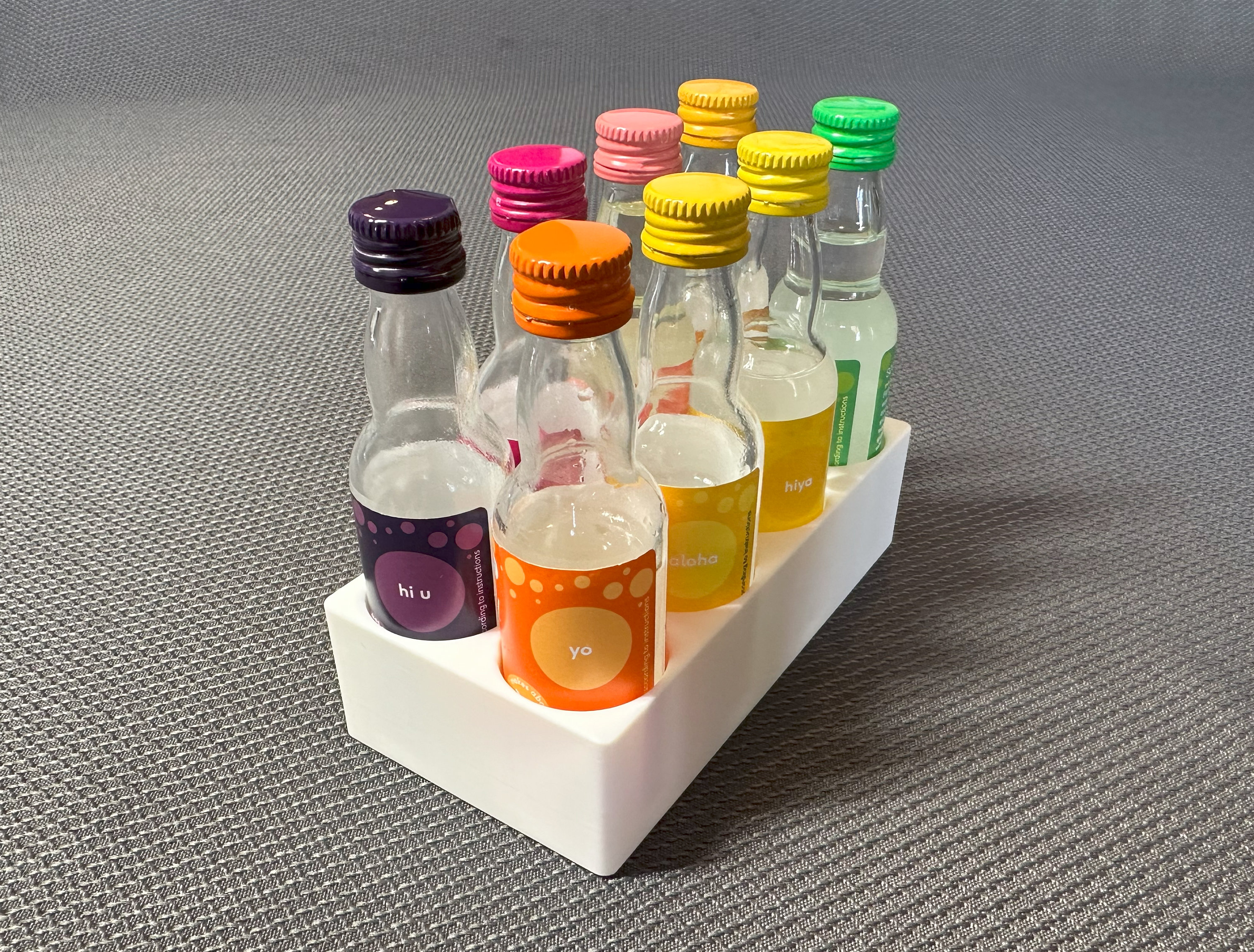 HONZUEN Portabottiglie Per Sodastream,Scolapiatti Per Bottiglie Per 3 - Foto 4