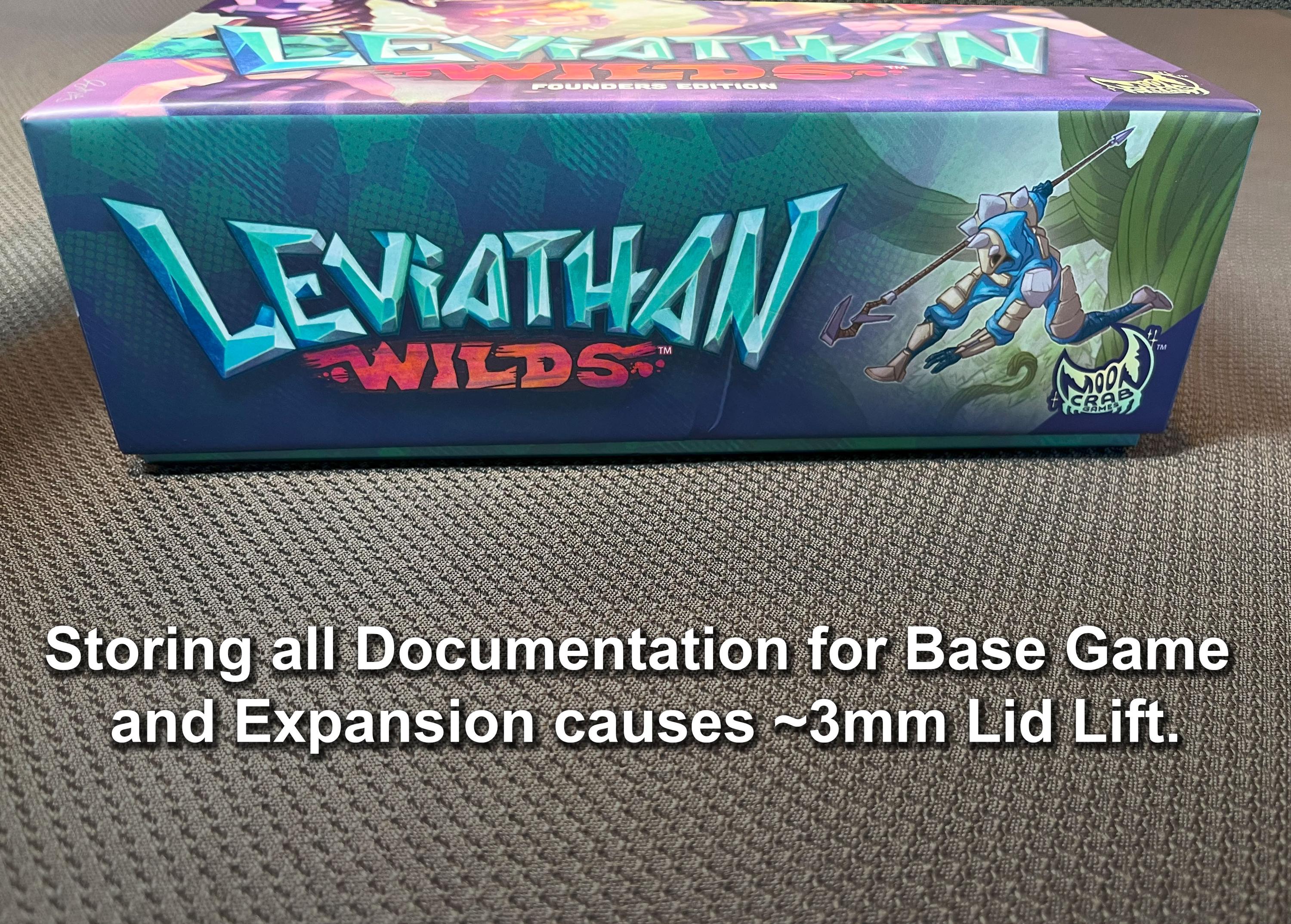 Leviathan Wilds Organizer Insert: Fits Deepvale Expansion