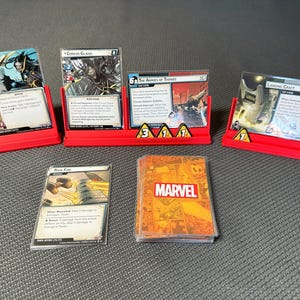 Painel de controle minimalista do vilão compatível com LCG da Marvel Champions