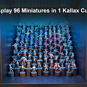 Modular Kallax Compatible Board Game Miniature Display (25mm bases)