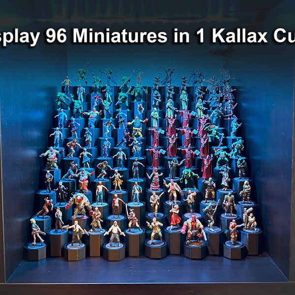 Modular Kallax Compatible Board Game Miniature Display (25mm bases)