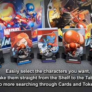 Marvel United Compatible Minifigure Display-and-play Stand - Etsy