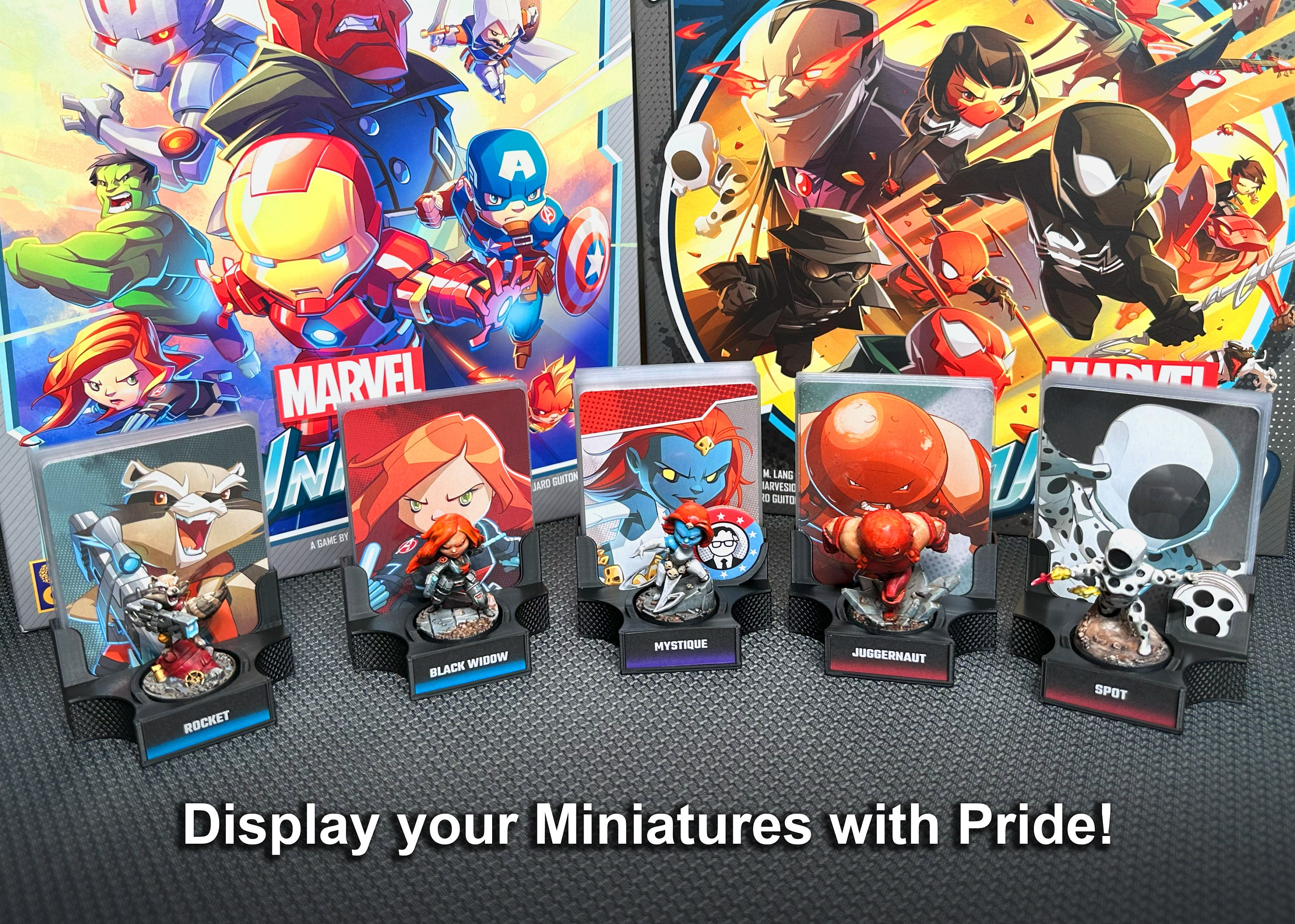 Marvel United Compatible Minifigure Display-and-play Stand - Etsy