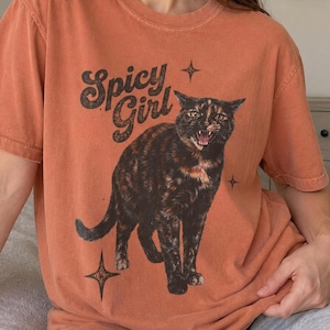 スパイシーガール トーティキャット コンフォートカラーズ 1717 Tシャツ トーティシェルキャット ママTシャツ