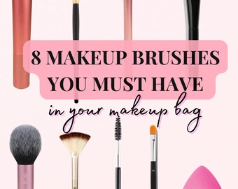 Makeup Brush Essentials, Minimalistic Makeup, Beginner Makeup Tips and Techniques