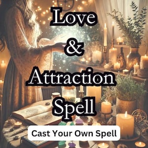 Liebe & Anziehungszauber, wirken Sie mit Ihrem eigenen Zauber, Digitaler Download, Selbstliebezauber, Manifestierte Liebe, Liebesmanifestation, Romantischer Liebeszauber