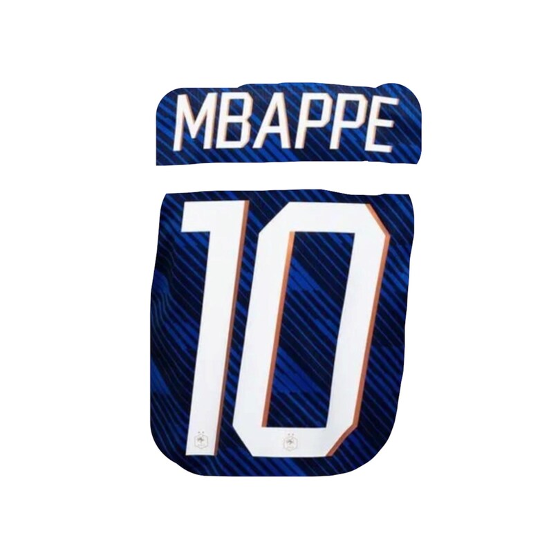 MBAPPE #10 2026 France Home Nameset Flocking - Etsy