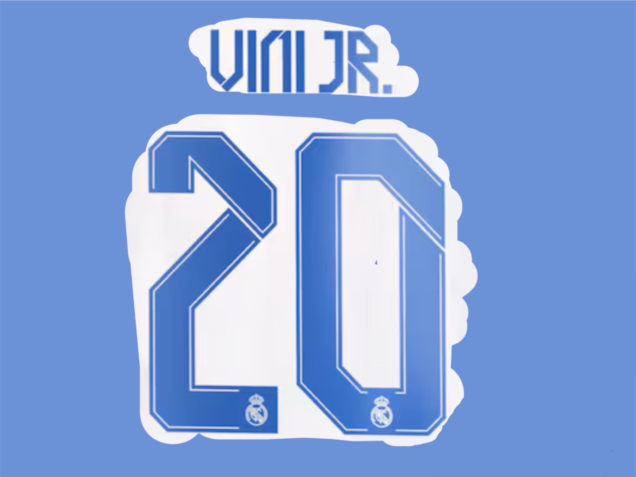 2022-23 Real Madrid Away Shirt Vini Jr. #20