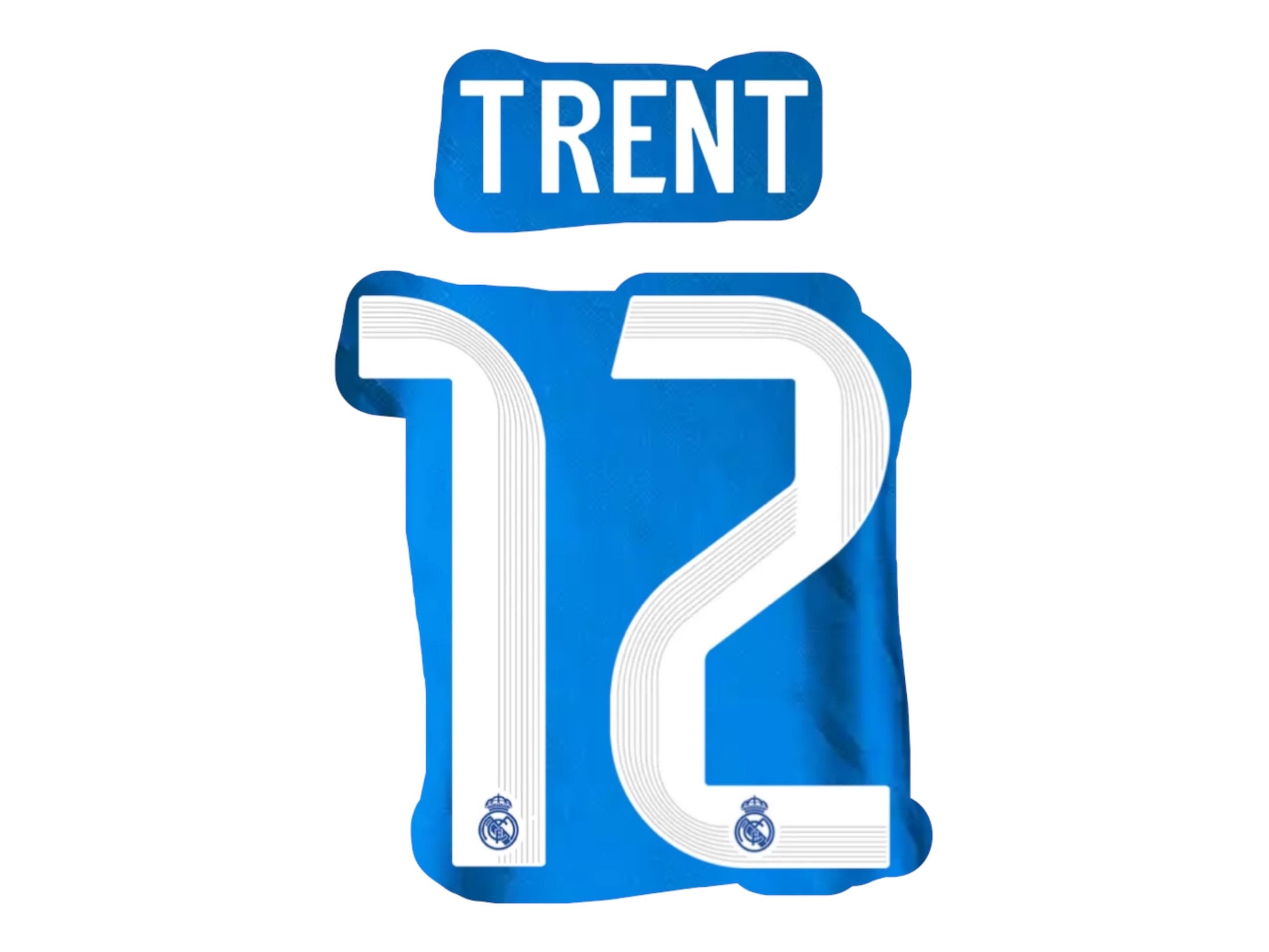 Trent 12 (flocage l'europe) - 25-26 Real Madrid extérieur