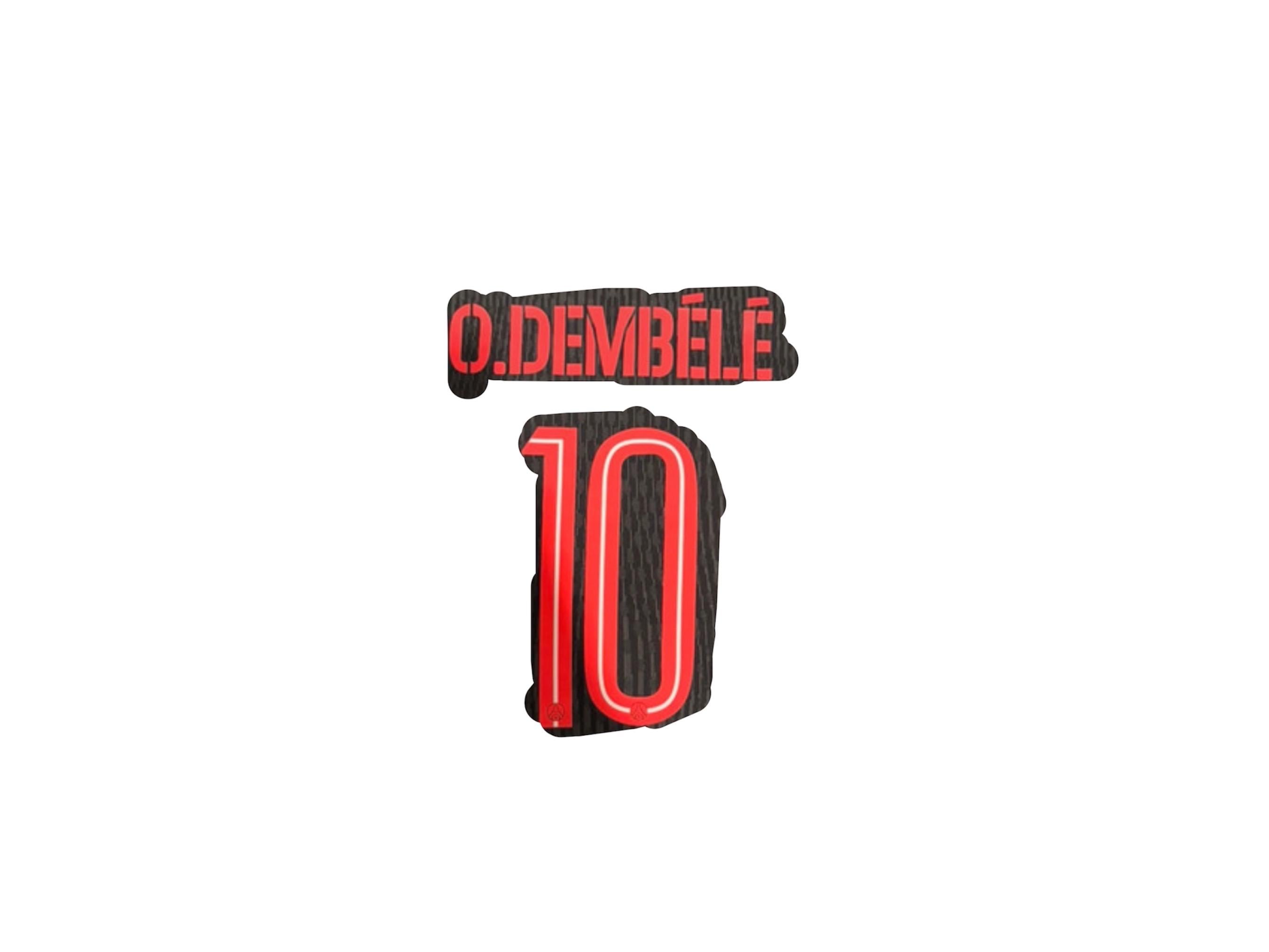 Kit Flocage Officiel PSG 2020-2021, Maillot Third, Mbappé #7, Thermocollant, Taille Au Choix