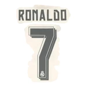 RONALDO madrid #7 2015 2016 home and away flocking