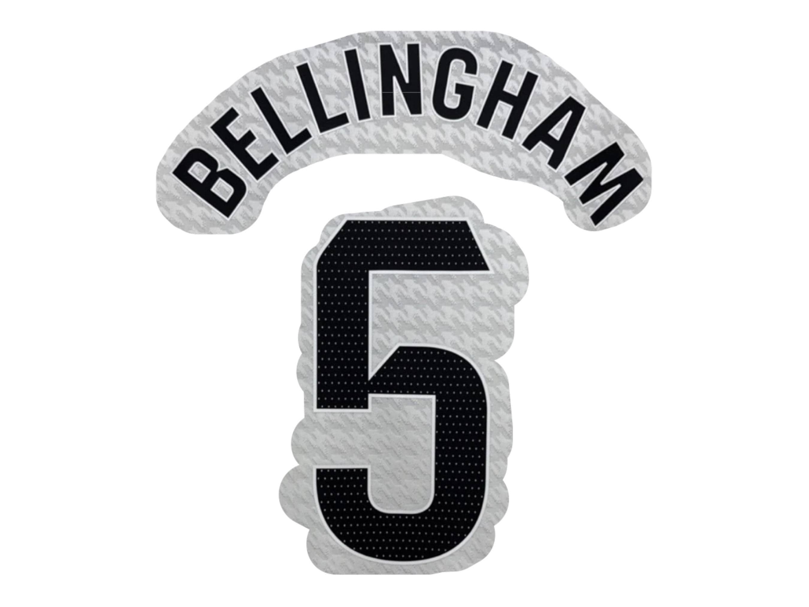 Flocage Personnalisé BELLINGHAM #5 - Maillot Domicile Madrid 2024-2025 - Neuf