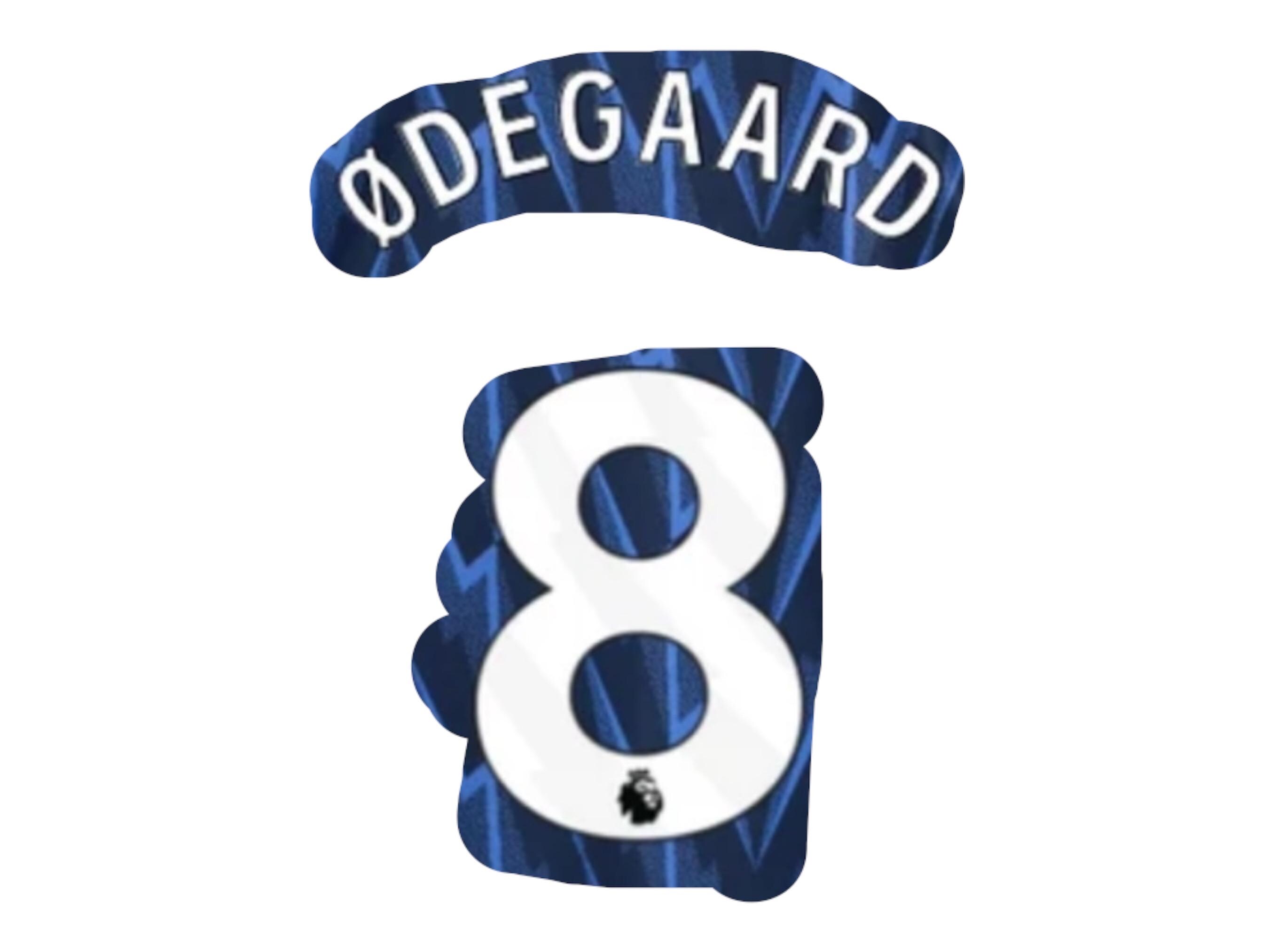 Camisola Arsenal Odegaard 8 1º Equipamento 2022-23 - equipamentos de