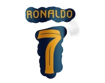 Flocage nameset RONALDO #7 2023 2024 Al Nassr third away extérieur