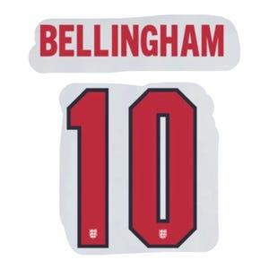 Bellingham #10 2026 England home nameset flocking