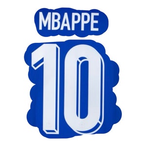 Flocage nameset MBAPPE #10 2024 France Domicile Home