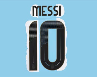 Flocage nameset MESSI #10 2024 Argentina  Argentine home domicile