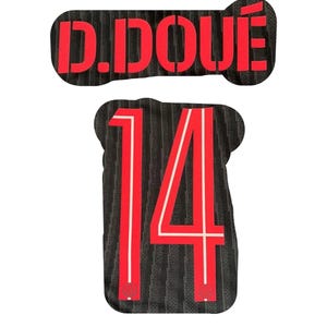 Flocage PSG Officiel 2026 – LDC Doué Adulte – Nameset UCL