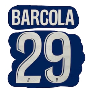 Flocage Officiel PSG 2024/2025 - Barcola - Third (Maillot Extérieur)