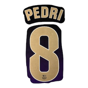 PEDRI #8 2026-2027 Barcelona Borta Nameset flockar