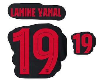 Flocage LAMINE YAMAL #10 2025 2026 Domicile Barcelone