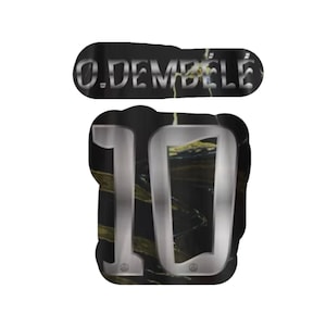 DEMBELE #10 2025 2026 Fifth 5th Version nameset flocking