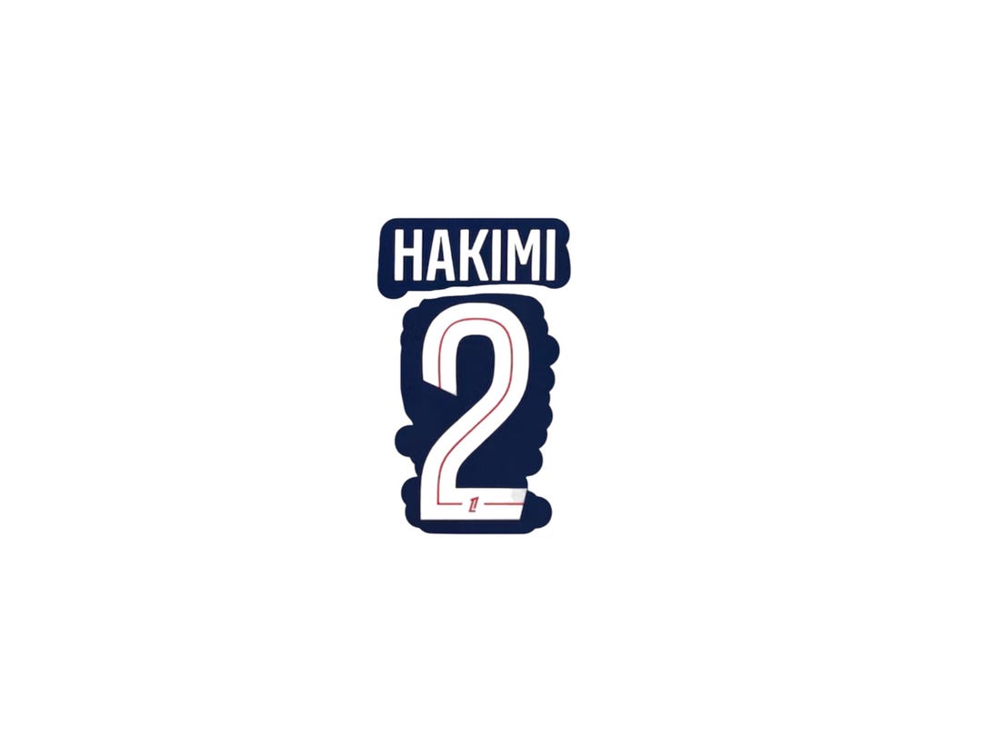 FLOCAGE ENFANT HAKIMI #2 2025 2026 Third Paris EUR 15,00