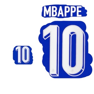 Flocage Enfant KID nameset MBAPPE #10 2024 France Domicile Home