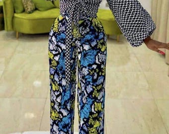 Stylish Asoebi Ankara dress, African print dress, Ankara jumpsuit, Ankara wedding dress, Ankara prom dress, Birthday dress, asoebi