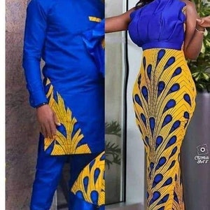 African couples outfit, African print outfit,a couple’s attire, Ankara wedding outfit, Ankara prom outfit, Birthday outfit, asoebi