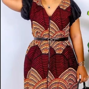 African print  dress, special occasion dresses, African maxi dress, African clothing for women, Birthday dresses, Short simple African dress