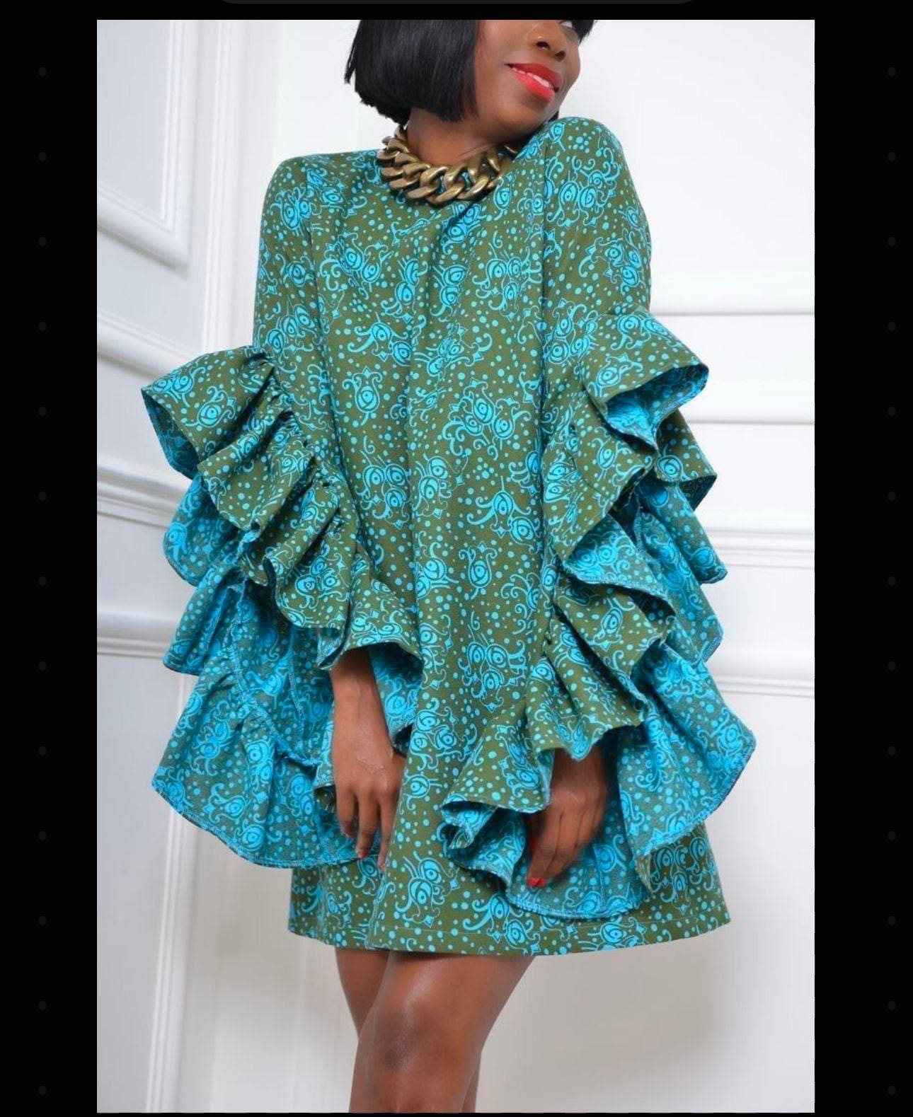 African print dress, Ankara short dress, Ankara wedding dress, Ankara prom dress, Birthday dress, asoebi, trending Ankara style