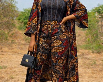 African female Dress, Women pants and top set, Birthday outfit, special occasion outfit, corporate African wear, Two piece dress