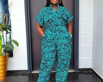 Ankara jumpsuit, African print dress, Ankara dress, Ankara wedding dress, Ankara prom dress, Birthday dress, asoebi