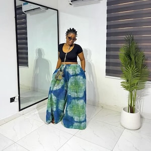 Stylish Ankara pant, African print dress, Ankara jumpsuit, Ankara wedding dress, Ankara prom dress, Birthday dress, asoebi