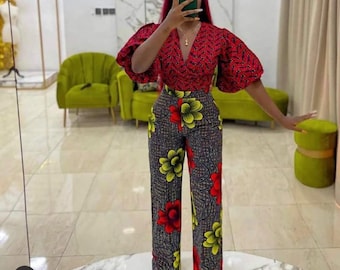 Stylish Asoebi Ankara dress, African print dress, Ankara wedding dress, Ankara prom dress, Birthday dress, asoebi, Ankara top and pants